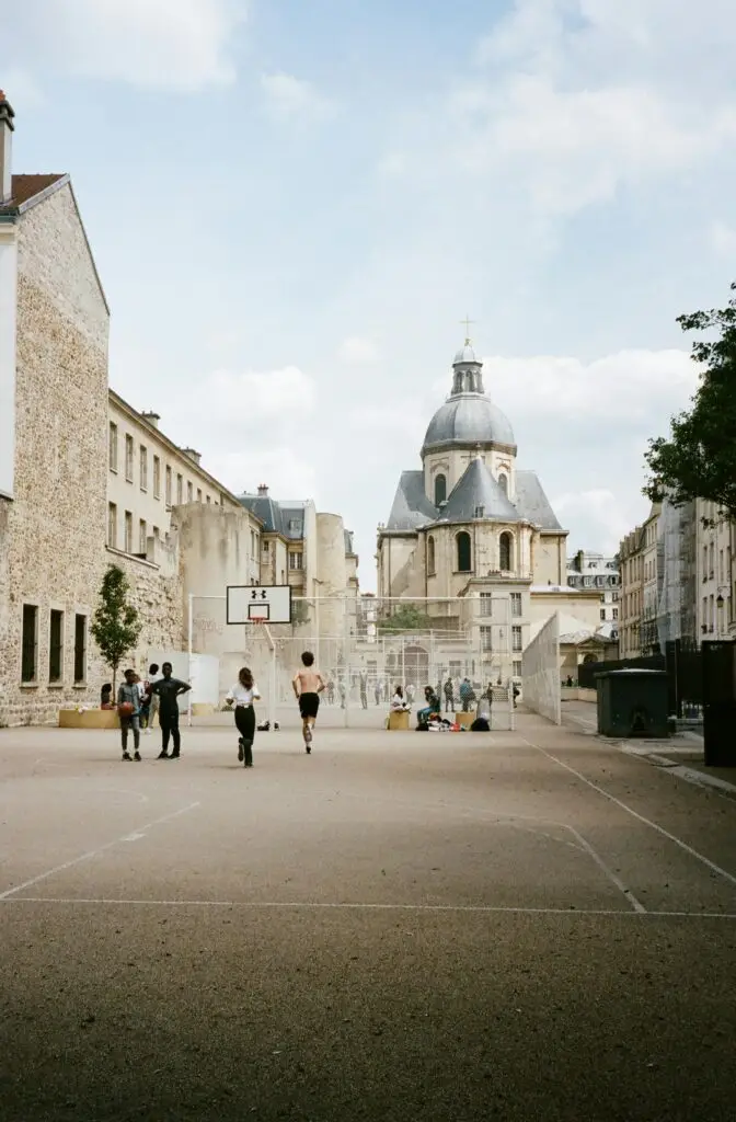 Terrain de basket à Paris - Saint-Paul